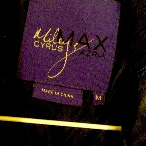 Miley Cyrus PU leather jacket size M - Picture 2 of 5